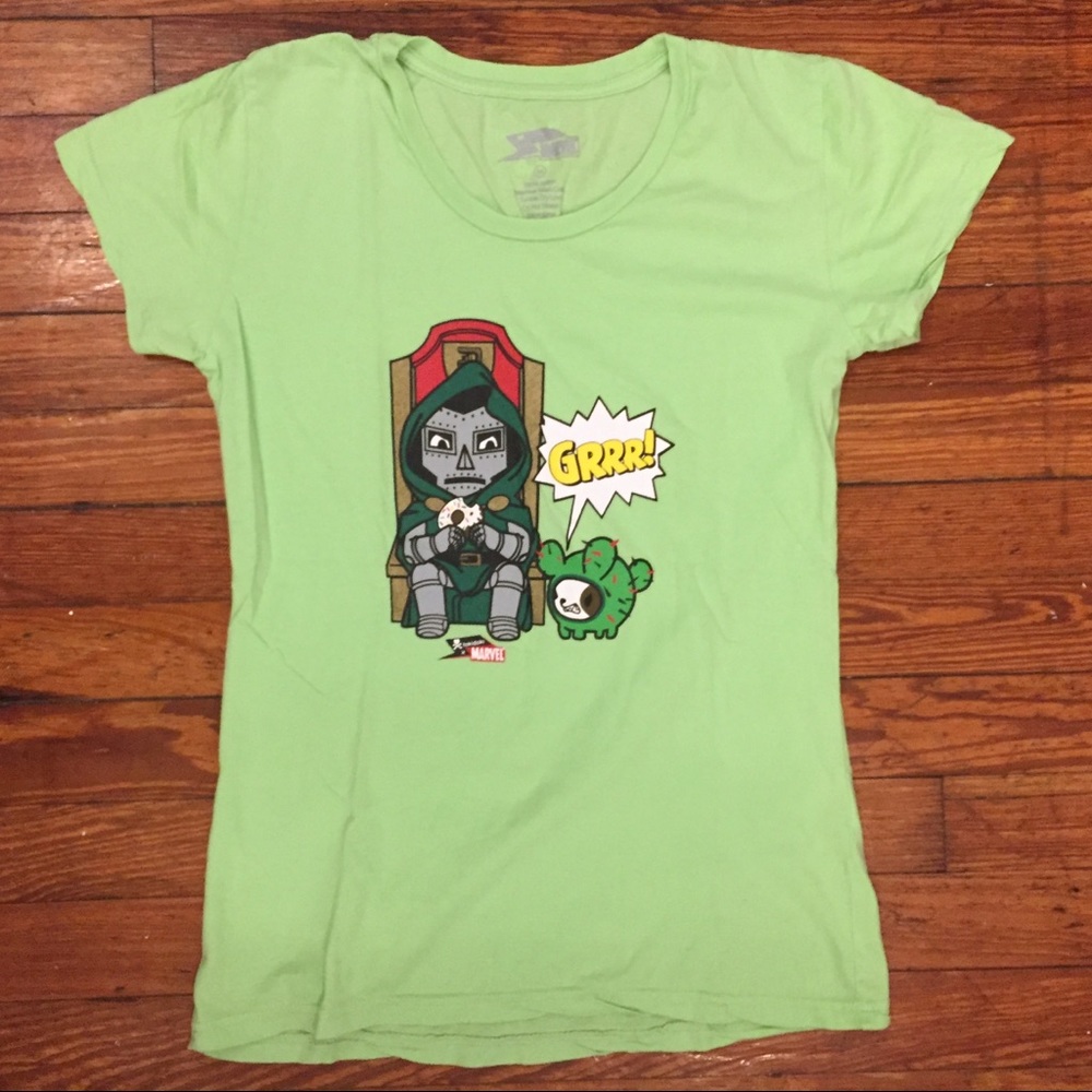 Tokidoki X Marvel “ Dr Doom Cactus Pup T-shirt “
